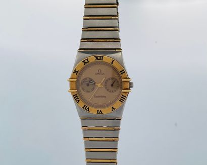 null OMEGA
Constellation Day/date.
Ref. 396.1069.1 
Circa 1990.
Elegant wristwatch...