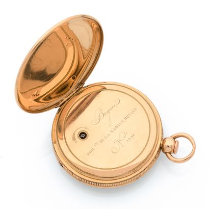 null BREGUET. 
Repetition of the quarters. 
N° : 3998. 
Circa : 1822. 
Old pocket...