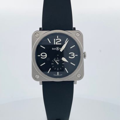 null BELL & ROSS. 
Ref : BRS-98-S-01400 
About 2010 : 
Steel sporty wrist watch....