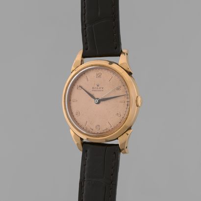 ROLEX
Precision. 
About : 1956.
Elegant watch...