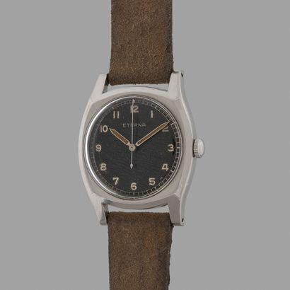 null *ETERNA 
Majetek
N° : 3265297. 
Circa: 1940. 
Pilot's watch of the Czech army...