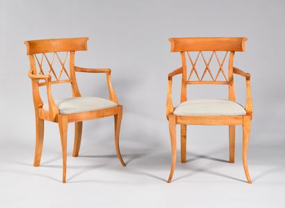 WORK OF THE 1950S
Pair of neo-Directoire...