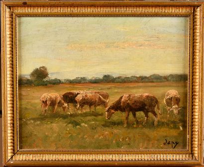 Louis Aimé JAPY (1840-1916)
Les moutons 
Huile...