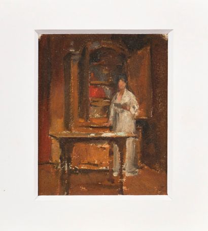 Marcel RIEDER (1862-1942)
A corner of a studio
Oil...