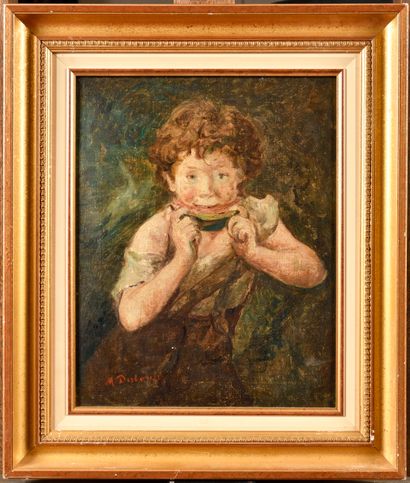 null Marcellin-Gilbert DESBOUTIN (1823-1902)
Jean Desboutin mangeant de la pastèque...