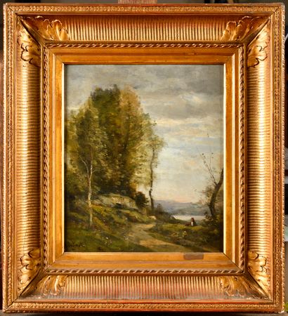 Achille François OUDINOT (1820-1891)
Paysage...