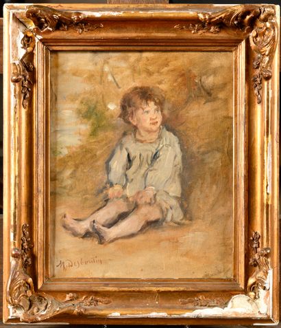 null Marcellin-Gilbert DESBOUTIN (1823-1902)
Jean Desboutin assis, fils de l'artiste...