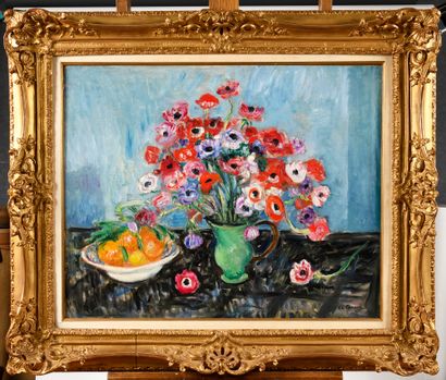 null CHARLES CAMOIN (1879-1965)

Vase d’anémones sur une table

Huile sur toile

Signé...