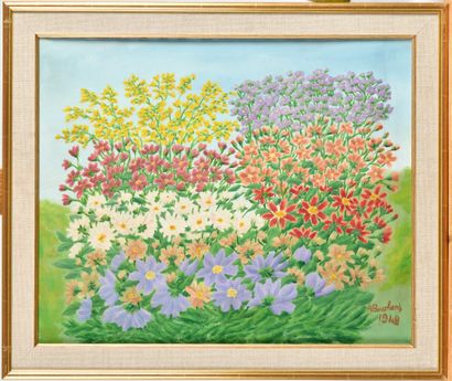 null ANDRE BAUCHANT (1873-1958)

Massif de fleurs, 1948

Huile sur toile

Signé et...