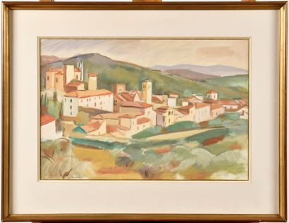 null ANDRE LHOTE (1885-1962)

Vue d'Aups, circa 1925-30

Aquarelle et gouache 

Signé...