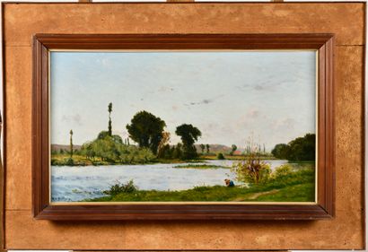 null HIPPOLYTE CAMILLE DELPY (1842-1914)

Lavandières en bord de rivière

Huile sur...
