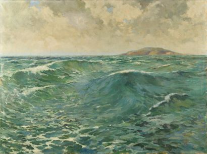 null ÉCOLE MODERNE, DÉBUT DU XXe SIÈCLE

Vagues, paysage de mer

Huile sur toile

Porte...