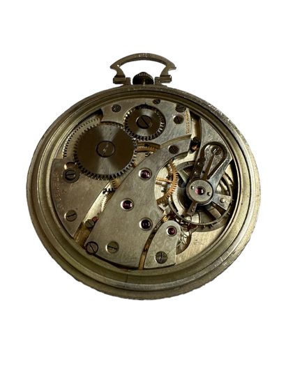 null SCHOT About 1930
Open dial pocket watch without key and set with diamonds and...