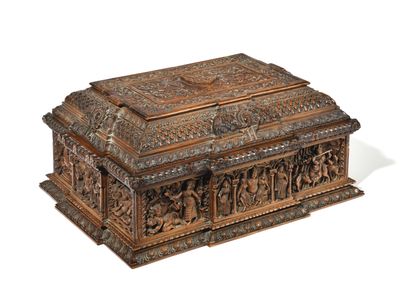 BOX OF MYSORE
in sandalwood carved on all...