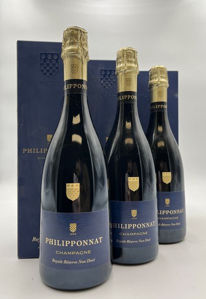 null 3 bottles CHAMPAGNE 2015 (Royal Reserve) Philipponat
(IOC) (Cellar G)