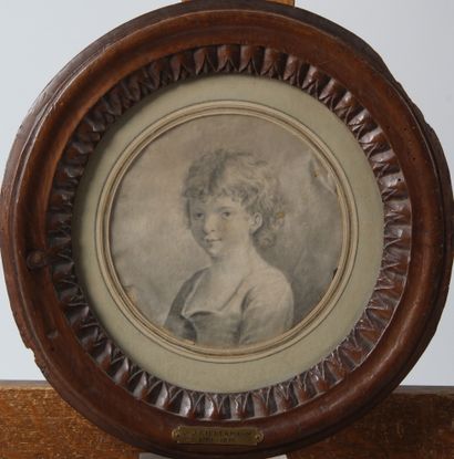null J. BIEDERMANN (1763-1830)

"Portrait de jeune fille"

Dessin à la mine de plomb...