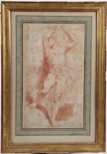 null 18th century FRENCH SCHOOL

Study of an academic man against a red chalk proof...