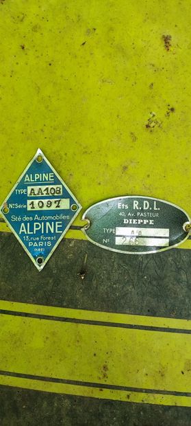 null c1960 ALPINE A108 CABRIOLET

Chassis number: 1097
Bodywork N° 266
To be registered...
