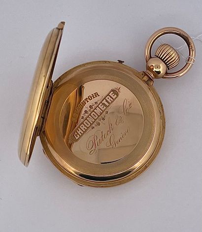null PATECK & Cie 

Circa: 1900.

Pocket watch in yellow gold 750/1000. Round case....