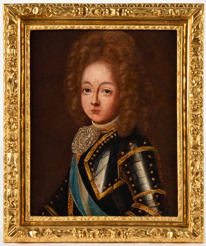 null Ecole française du XVIIIe siècle
Portrait présumé du duc d'Anjou Philippe-Louis...