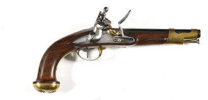 null Pistolet de gardes du corps du Roi 2ème modèle (1814-1815).
Canon rond, lisse,...
