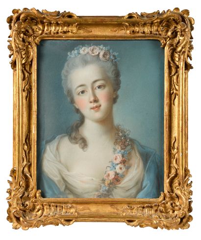 null D’après Jean-Marc NATTIER (1685-1766)
Portrait de Louise-Henriette de Bourbon,...