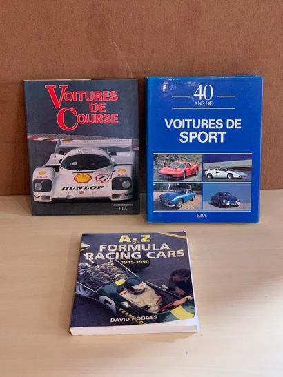 null Set of 3 books 
- Racing Cars
- 40 Years of Sports Cars
- A-Z Formula Racing...