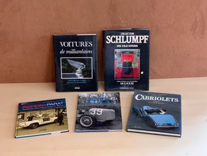 null Lot of 5 books 
- Cars of billionaires
- Schlumpf Collection
- Pichon & Parat...