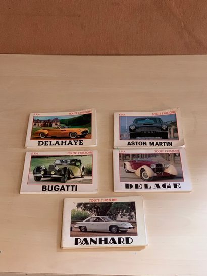 null Set of 5 E.P.A car magazines : All the history
- Delahaye
- Aston Martin
- Bugatti
-...