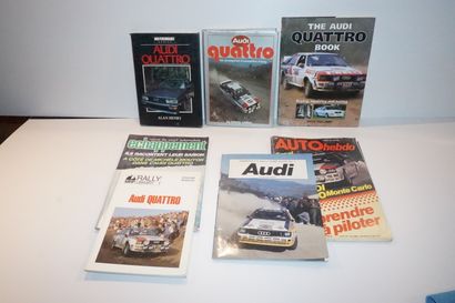 null Lot of 7 Audi Quattro books and magazines 
- The Audi QUATTRO Book
- Audi
-...