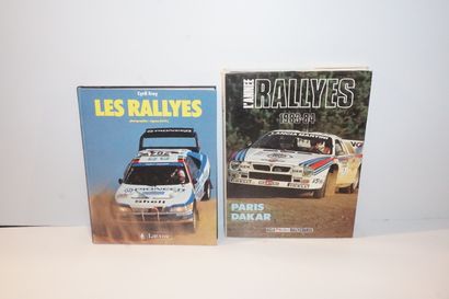 null Lot de 2 livres :
Les Rallyes 
L'Année Rallyes 1983 - 84