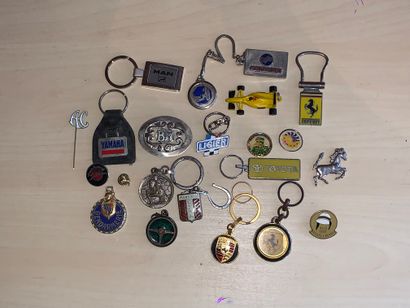 null Batch of about twenty key rings