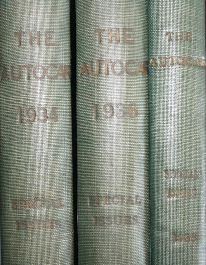 null "The Autocar, les années 1934, 1936 et 1938: ""Special Issue"".";"The Autocar,...