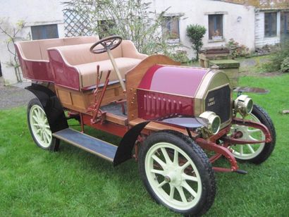 C1908 DORIOT-FLANDRIN 8HP Type E Chassis n¡182 Document FFVE Ludovic Flandrin quitta...