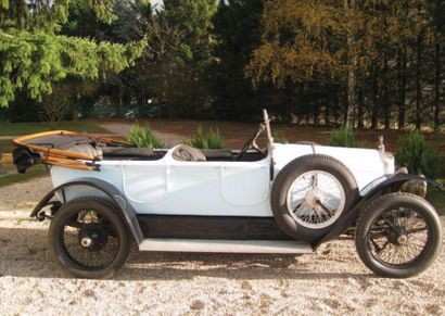 1923 ROLLAND-PILAIN Type RP Chassis n¡ 4260 Carte grise française. C'est à François...