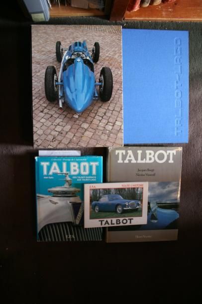 null "Talbot, lot comprenant: Talbot Lago de Course, par Pierre Abeillon, éd. Du...