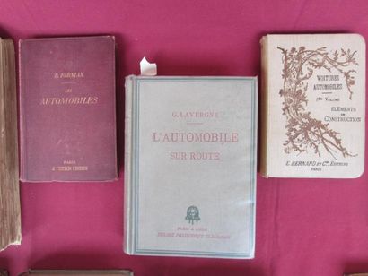 null Lot de 3 livres rares: Les Automobiles par D. Farman 1896, l'Automobile sur...