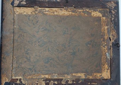 null TAPISSERIE 

Rois Mages

Cadre en bois sculpté

XVIIIème siècle

28 x 19,5 cm...