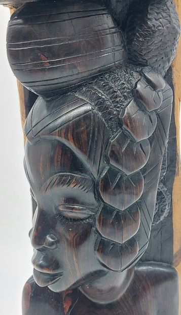 null AFRICAN SCULPTURE in ebony

Woman

H : 38,5 cm