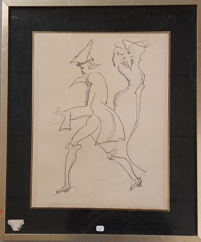 null LEONOR FINI (1907-1996)

Costume studies

Ink and felt pen on paper

Two drawings...