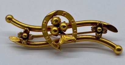null ENSEMBLE

holding 3 gold pins

Gross weight : 7,89 gr.



We join a brooch in...