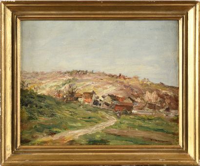 Frédéric JACQUE (1859-1931)

View of a village...