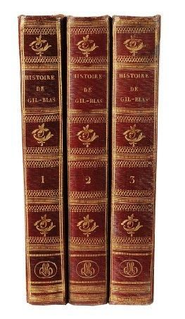LE SAGE Histoire de Gil Blas de Santillane. Paris, P. Didot, 1819; 3 vol. in - 8...