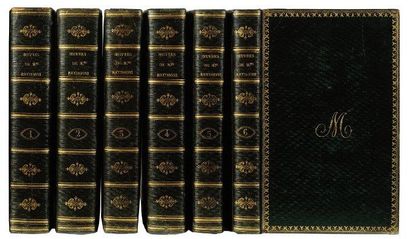 RICCOBONI Marie Laboras de Mézières Oeuvres complètes. Paris, Foucault, 1818; 6 vol....