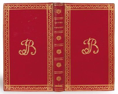 [FONTAINES DE CRAMAYEL Nicolas] Recueil d'opuscules en vers et en prose. Paris, Didot...