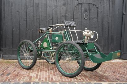 Comiot Tricycle transformable circa 1900 Engine n°4269
Tricycle convertible into...