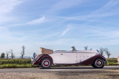 Mathis EMY 8 cabriolet Gangloff 1933 Chassis n°685665
Engine n°501509 
French registration



The...