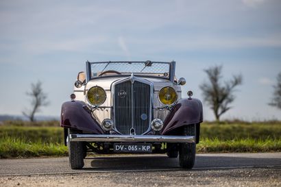 Mathis EMY 8 cabriolet Gangloff 1933 Chassis n°685665
Moteur n°501509 
Carte grise...