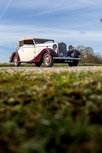 Mathis EMY 8 cabriolet Gangloff 1933 Chassis n°685665
Moteur n°501509 
Carte grise...