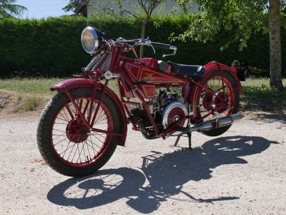 Moto-Guzzi Sport 14 circa 1929 Numèro de cadre : 7431
Chassis n° 11037
Moteur n°11037
Carte...
